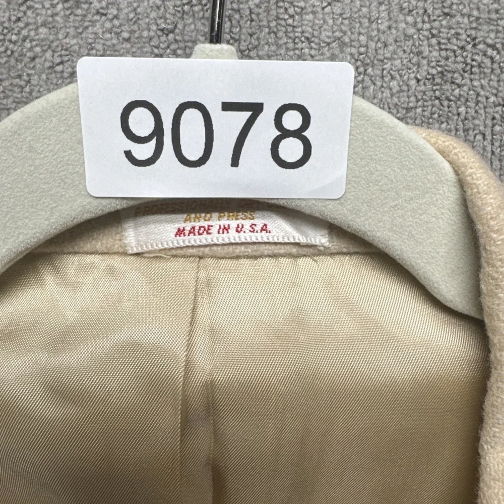 Bachrach Blazer Mens 42R‎ Tan Elbow Patches Sport Coat Jacket Office Wedding